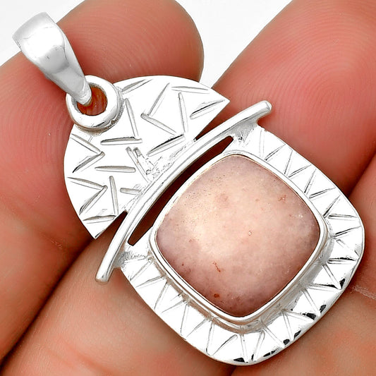 Natural Pink Scolecite Pendant P-1191 SDP132398