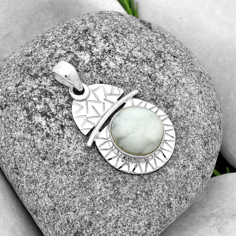 Natural White Opal Pendant P-1191 SDP132402