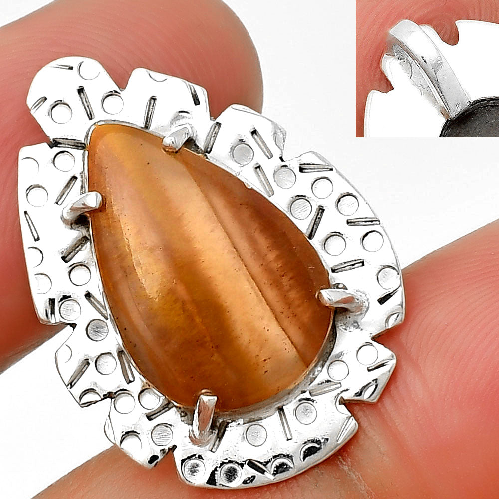 Natural Sandalwood Pendant P-1292 SDP132429