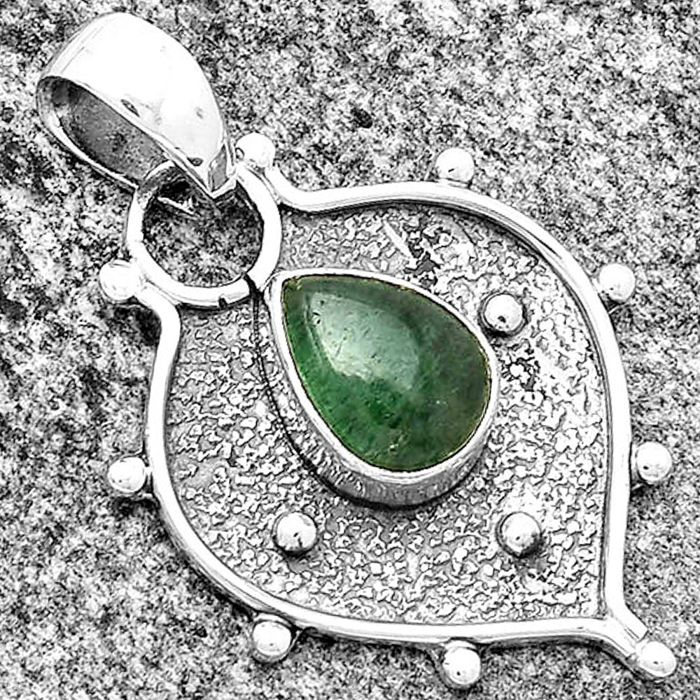 Natural Green Aventurine Pendant P-1403 SDP132458