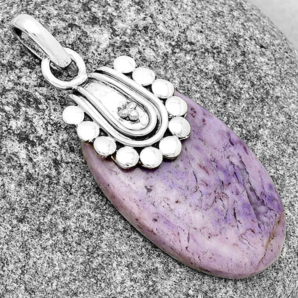 Natural Lavender Jade Pendant P-1599 SDP132471