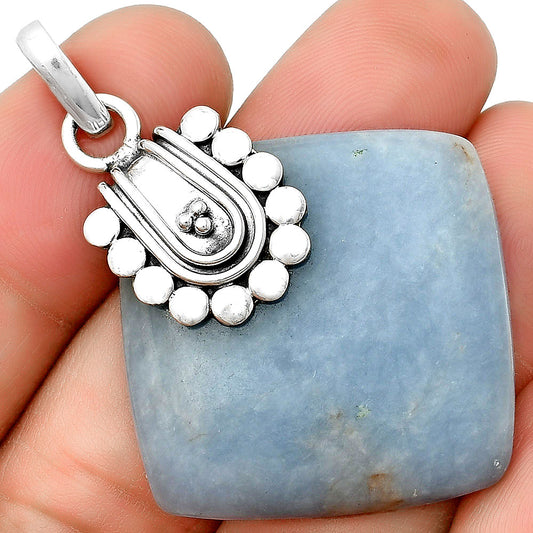 Natural Angelite Pendant P-1599 SDP132476