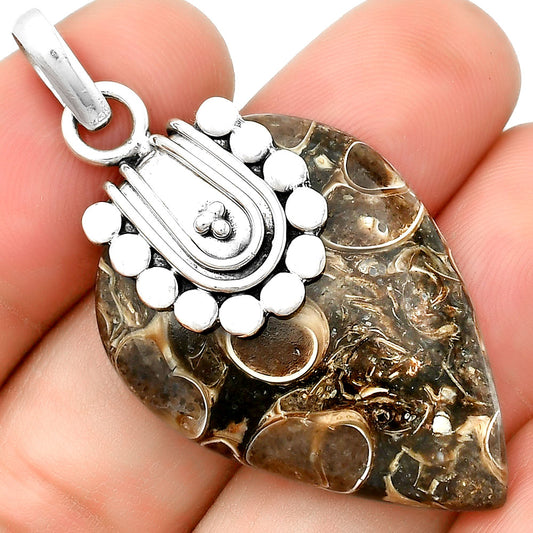 Natural Turtella Jasper - USA Pendant P-1599 SDP132477