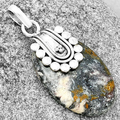 Natural Indian Blanket Jasper Pendant P-1599 SDP132478