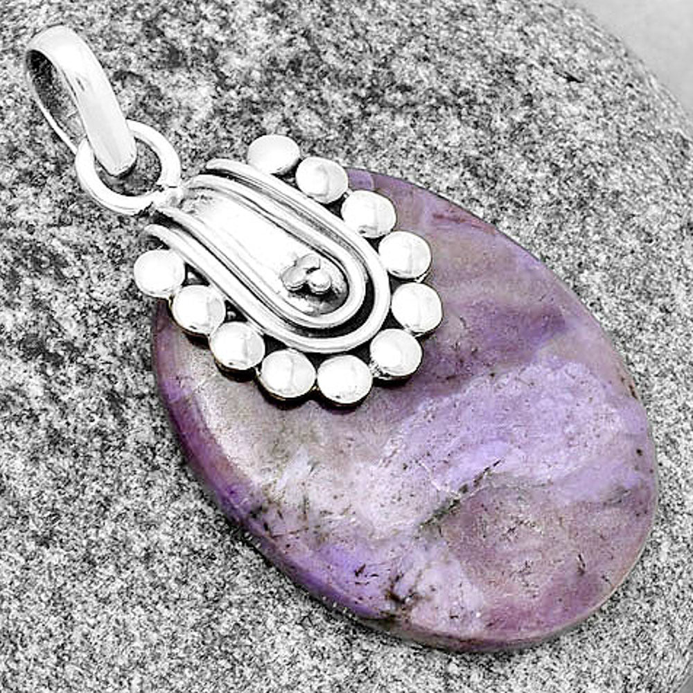 Natural Lavender Jade Pendant P-1599 SDP132480