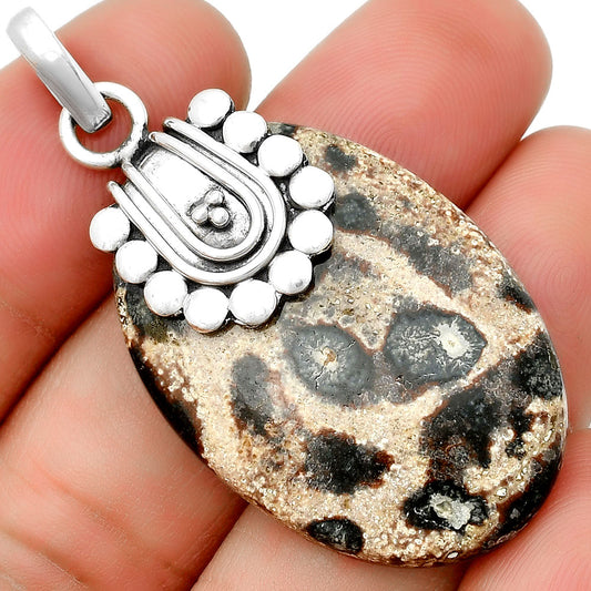 Natural Viper Skin Jasper Pendant P-1599 SDP132485