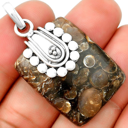 Natural Turtella Jasper - USA Pendant P-1599 SDP132489