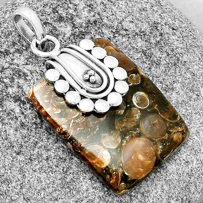 Natural Turtella Jasper - USA Pendant P-1599 SDP132489
