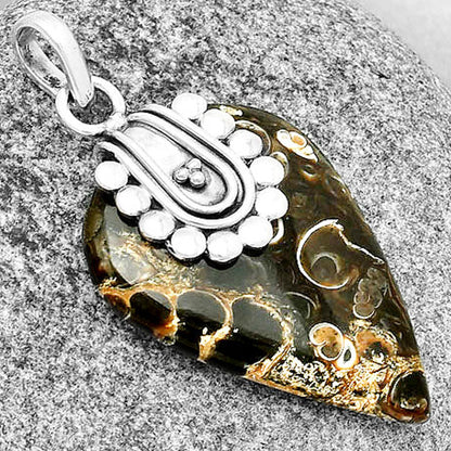 Natural Turtella Jasper - USA Pendant P-1599 SDP132497