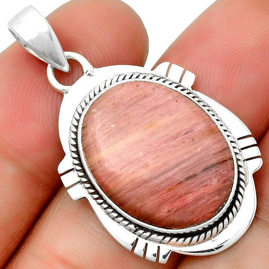 Natural Pink Tulip Quartz Pendant P-1463 SDP132505