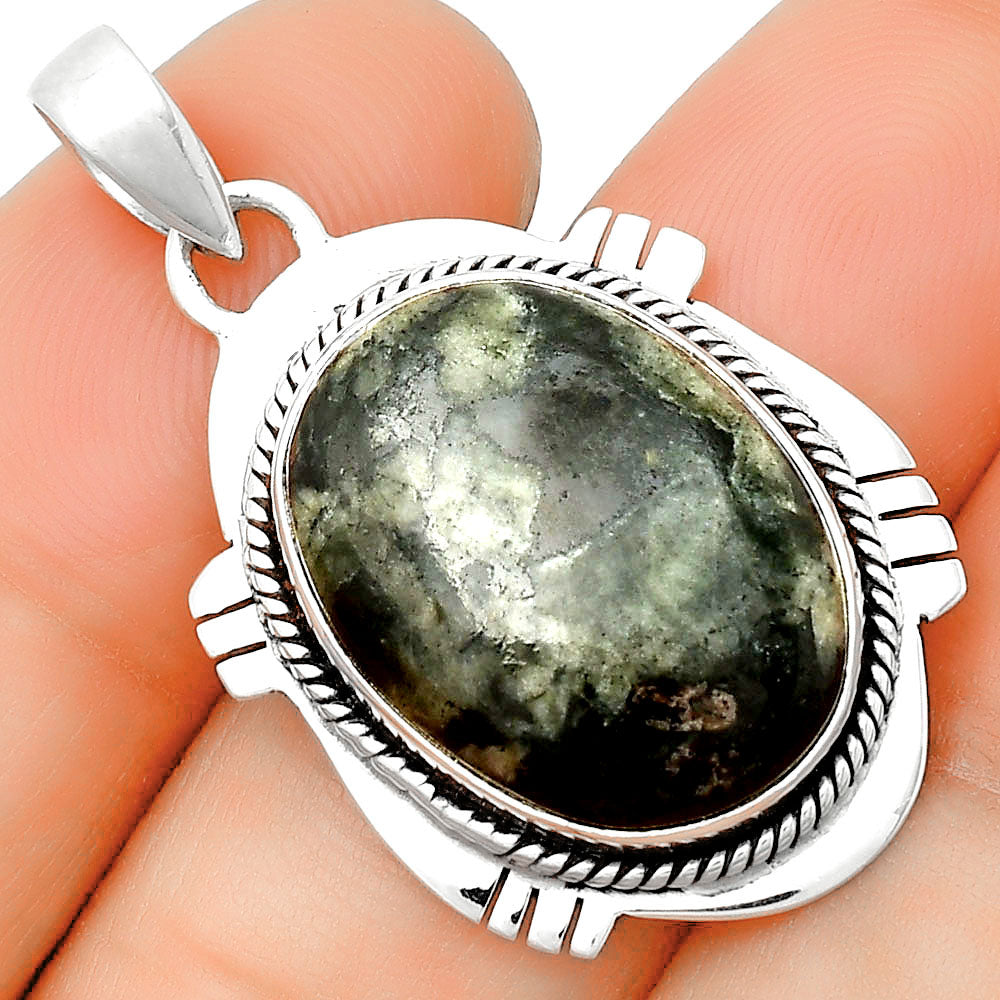 Natural Indigo Gabbro Pendant P-1463 SDP132508