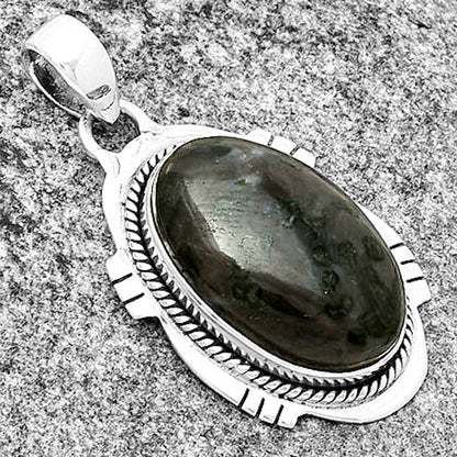 Natural Indigo Gabbro Pendant P-1463 SDP132509