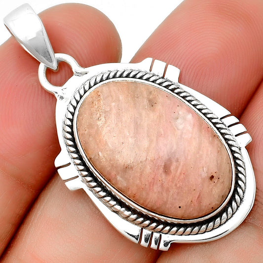 Natural Pink Tulip Quartz Pendant P-1463 SDP132510