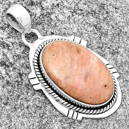 Natural Pink Tulip Quartz Pendant P-1463 SDP132510