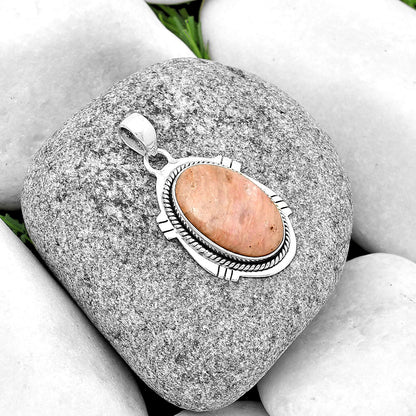 Natural Pink Tulip Quartz Pendant P-1463 SDP132510