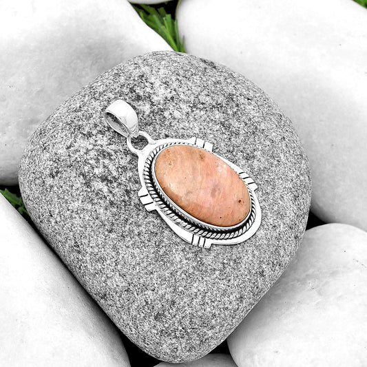 Natural Pink Tulip Quartz Pendant P-1463 SDP132510