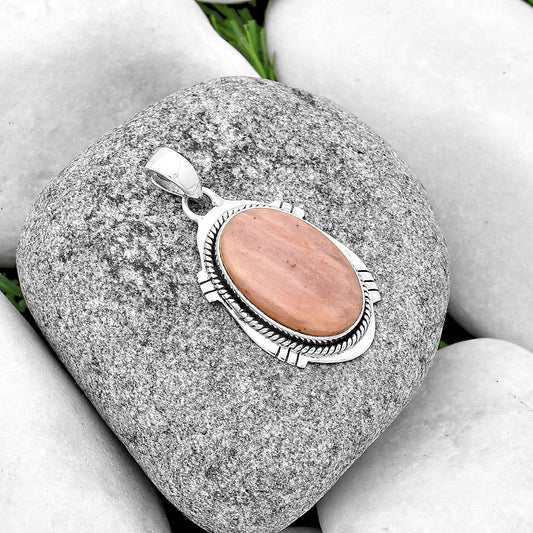Natural Pink Tulip Quartz Pendant P-1463 SDP132513