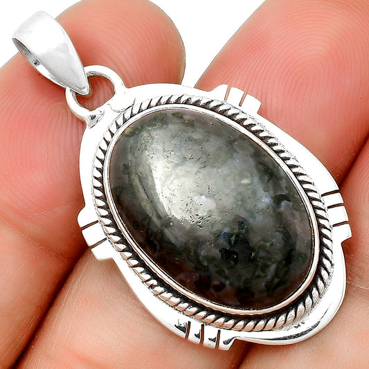 Natural Indigo Gabbro Pendant P-1463 SDP132516