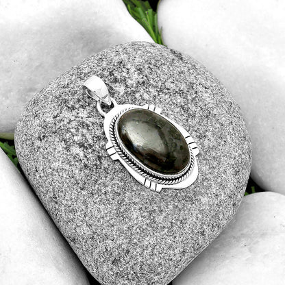 Natural Indigo Gabbro Pendant P-1463 SDP132519