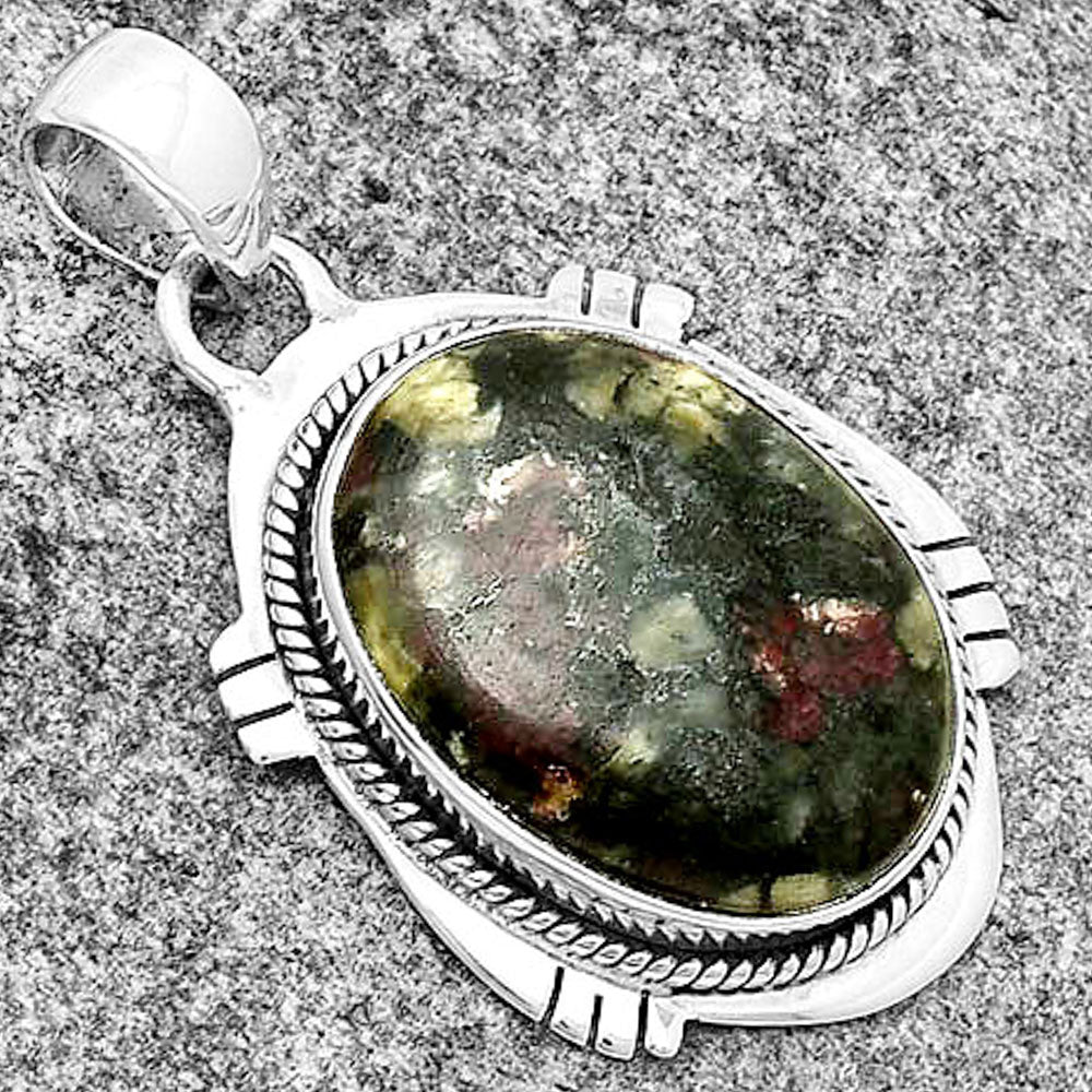 Natural Russian Eudialyte Pendant P-1463 SDP132523