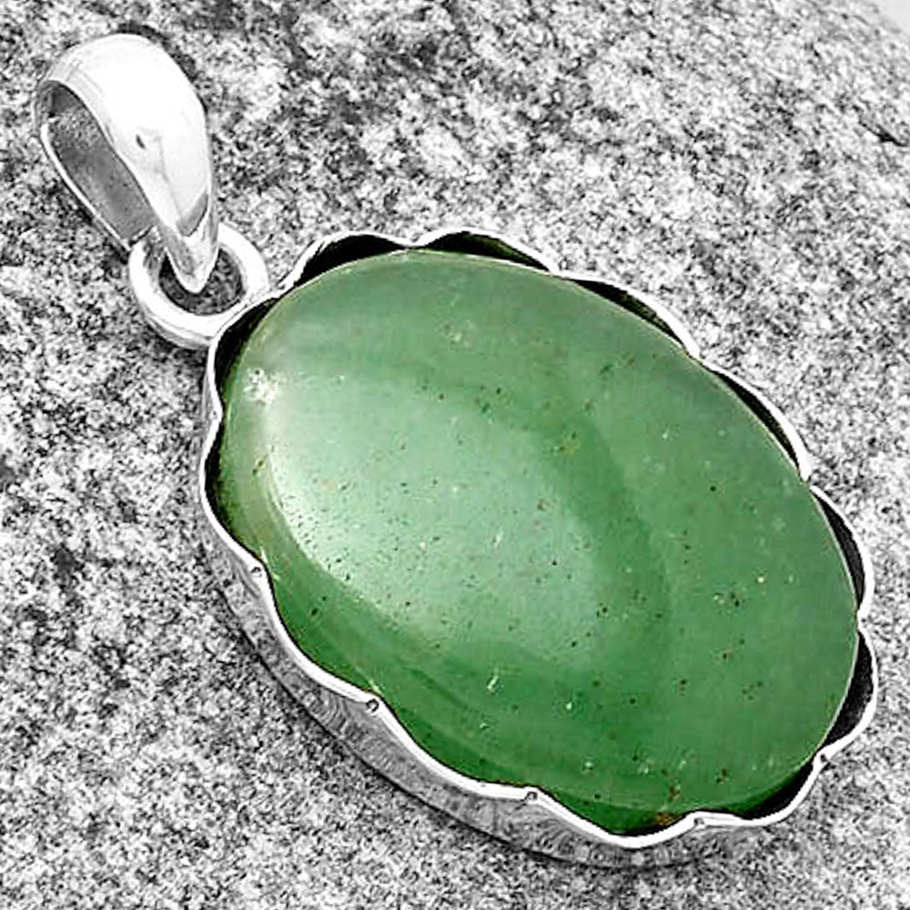 Natural Green Aventurine Pendant P-1555 SDP132584