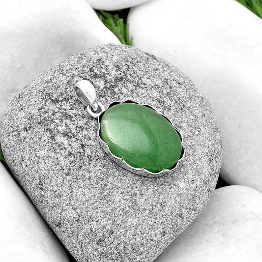 Natural Green Aventurine Pendant P-1555 SDP132584