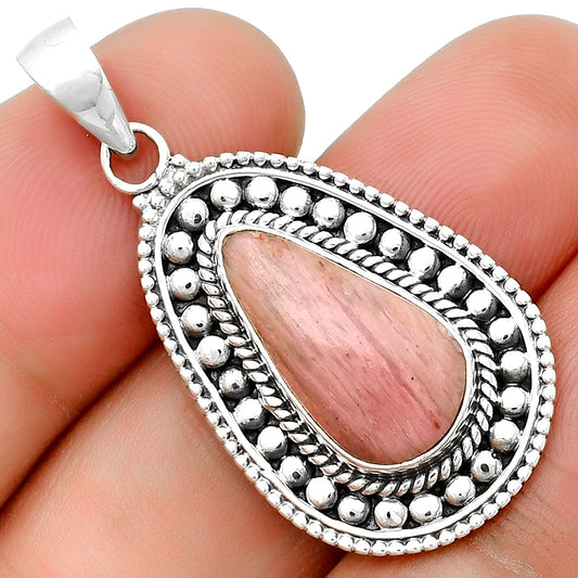 Natural Pink Tulip Quartz Pendant P-1578 SDP132613