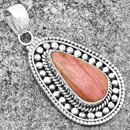 Natural Pink Tulip Quartz Pendant P-1578 SDP132613