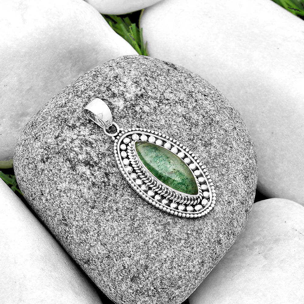 Natural Green Aventurine Pendant P-1578 SDP132620