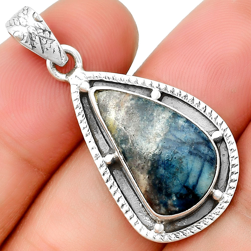 Natural Blue Scheelite - Turkey Pendant P-1495 SDP132635