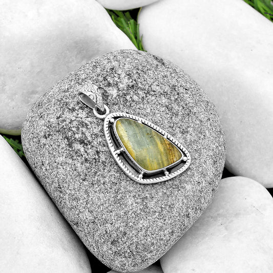 Natural Blue Aragonite Pendant P-1495 SDP132643