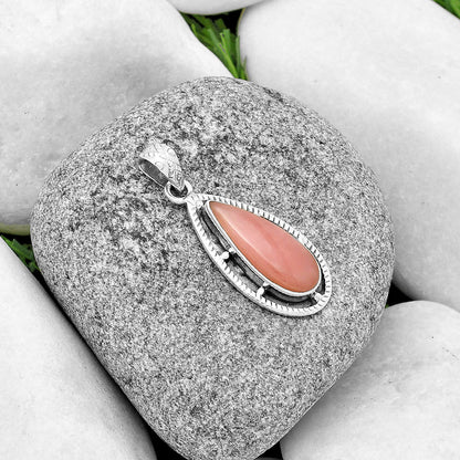 Natural Guava Quartz - Brazil Pendant P-1495 SDP132654