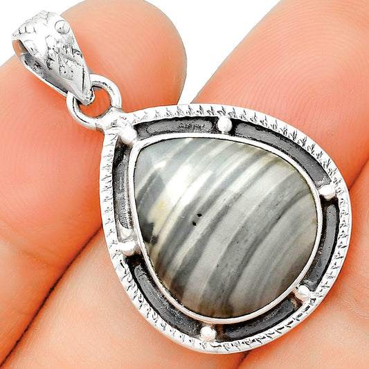 Natural Picasso Jasper Pendant P-1495 SDP132656
