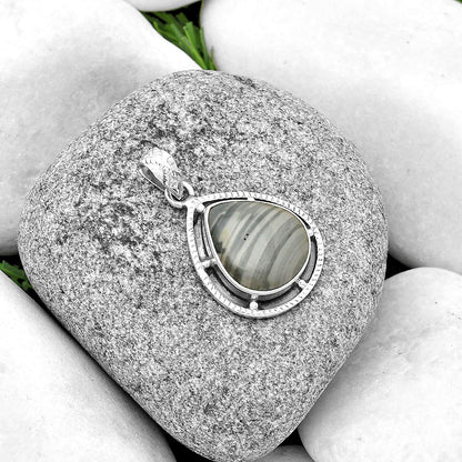 Natural Picasso Jasper Pendant P-1495 SDP132656