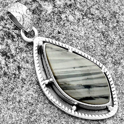 Natural Picasso Jasper Pendant P-1495 SDP132661