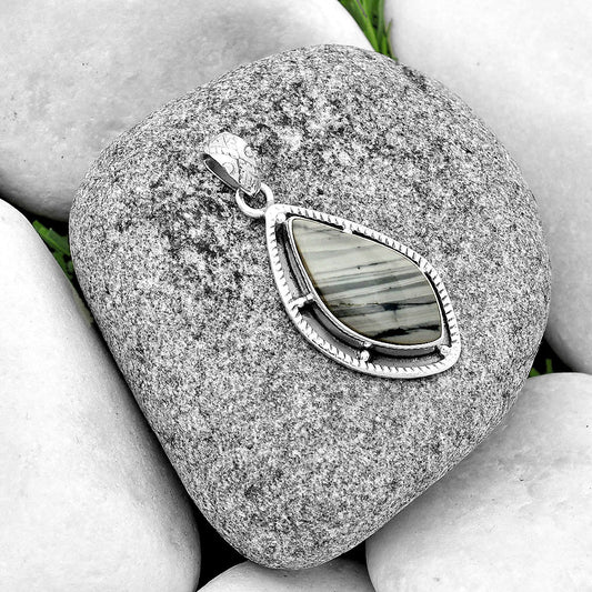 Natural Picasso Jasper Pendant P-1495 SDP132661