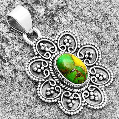 Copper Green Turquoise - Arizona Pendant P-1214 SDP132692