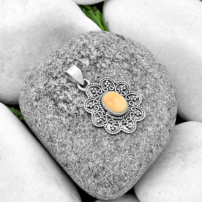 Natural Spiny Oyster Shell - Arizona Pendant P-1214 SDP132695