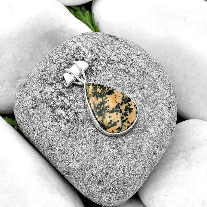 Natural Russian Honey Dendrite Opal Pendant P-1304 SDP132760