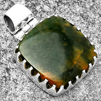 Natural Chrome Chalcedony Pendant P-1670 SDP132771