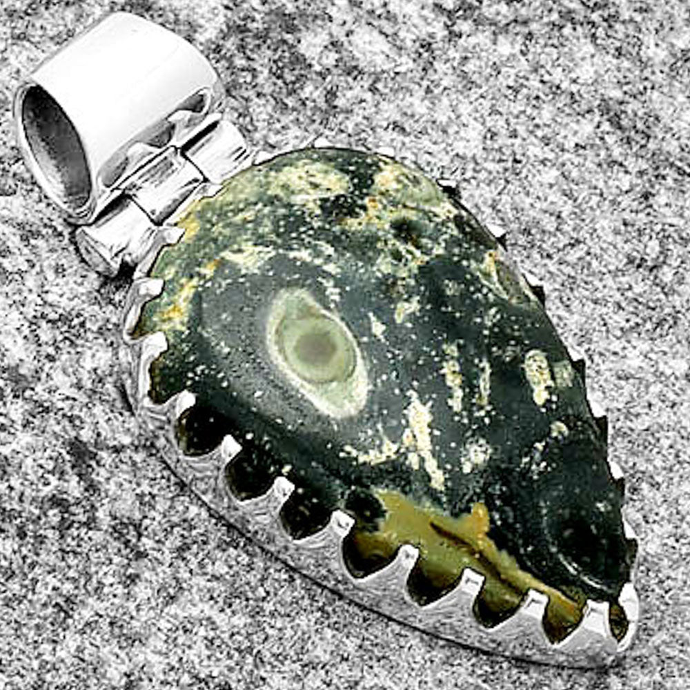 Natural Star Galaxy Jasper Pendant P-1670 SDP132784