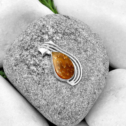 Natural Sutured Ammonite - Madagascar Pendant P-1432 SDP132821