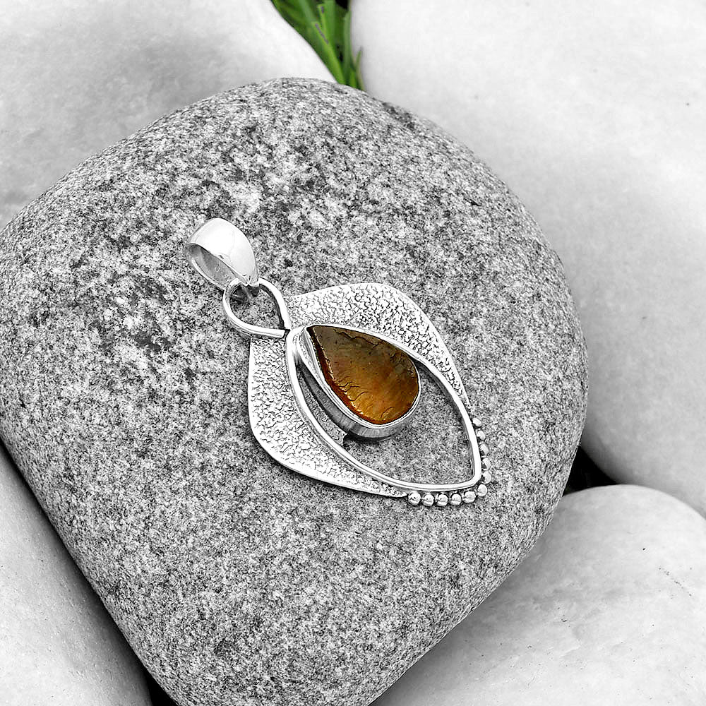 Natural Rare Kornerupine Rough Pendant P-1402 SDP132857