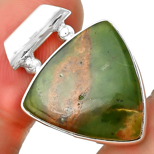 Natural Chrome Chalcedony Pendant P-1259 SDP132901