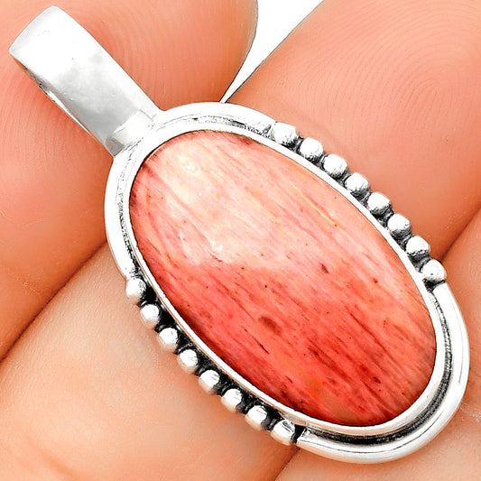 Natural Pink Tulip Quartz Pendant P-1326 SDP132926