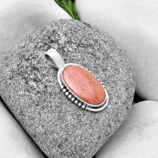 Natural Pink Tulip Quartz Pendant P-1326 SDP132926