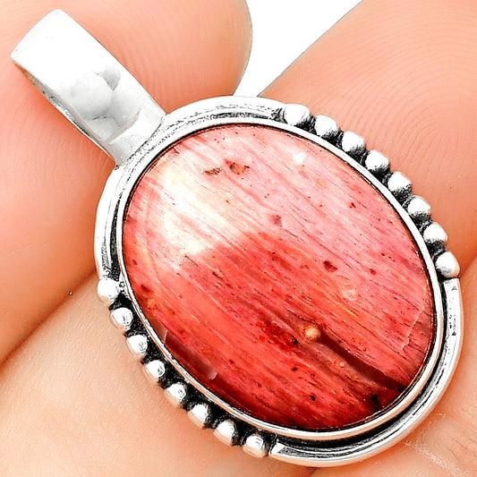 Natural Pink Tulip Quartz Pendant P-1326 SDP132928