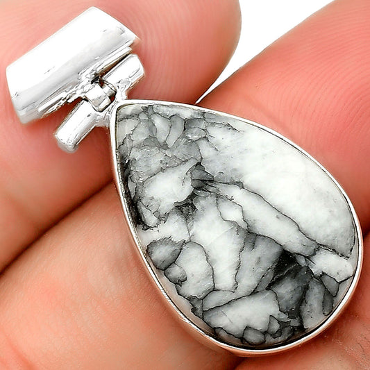 Natural Pinolith Stone Pendant P-1621 SDP133015