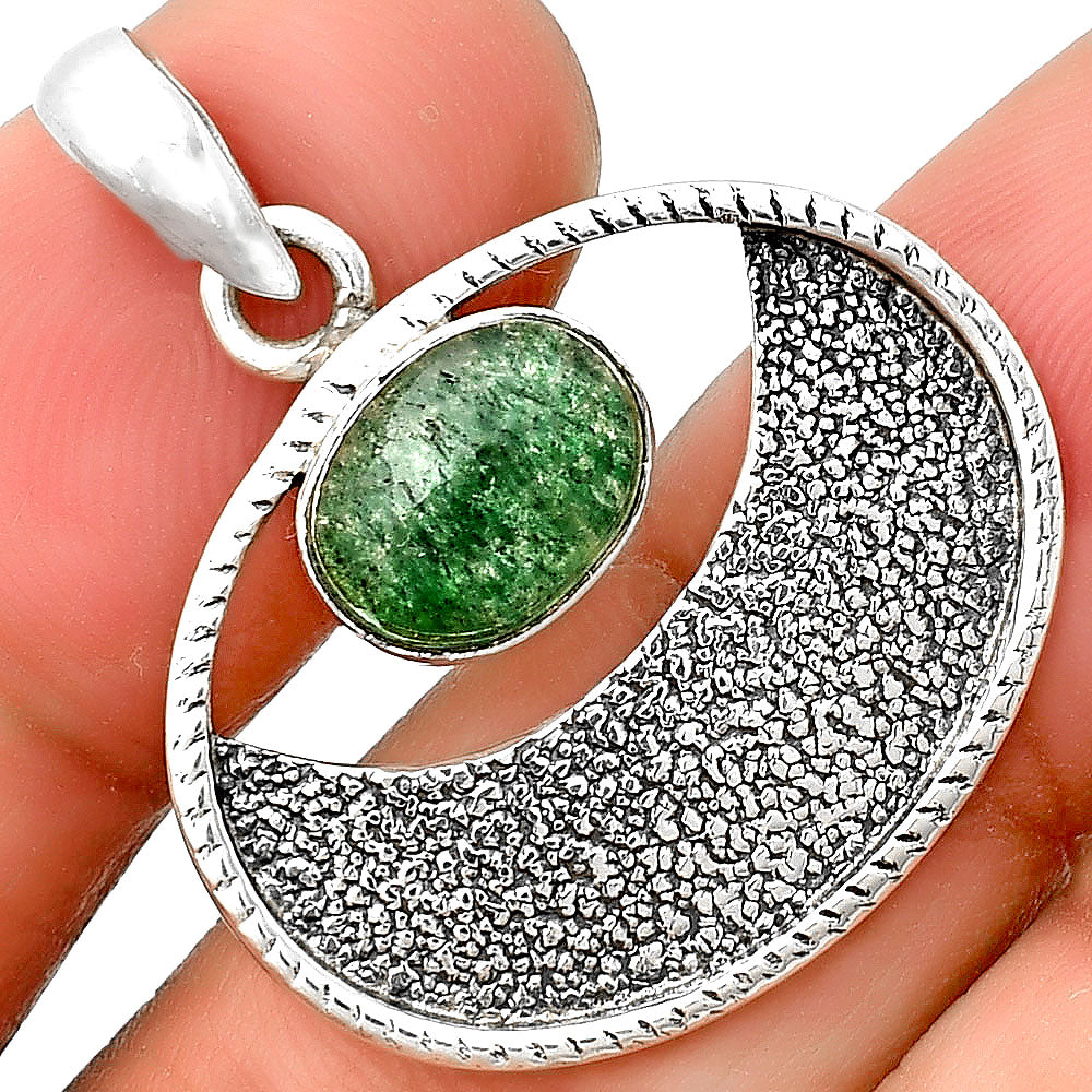 Natural Green Aventurine Pendant P-1630 SDP133034