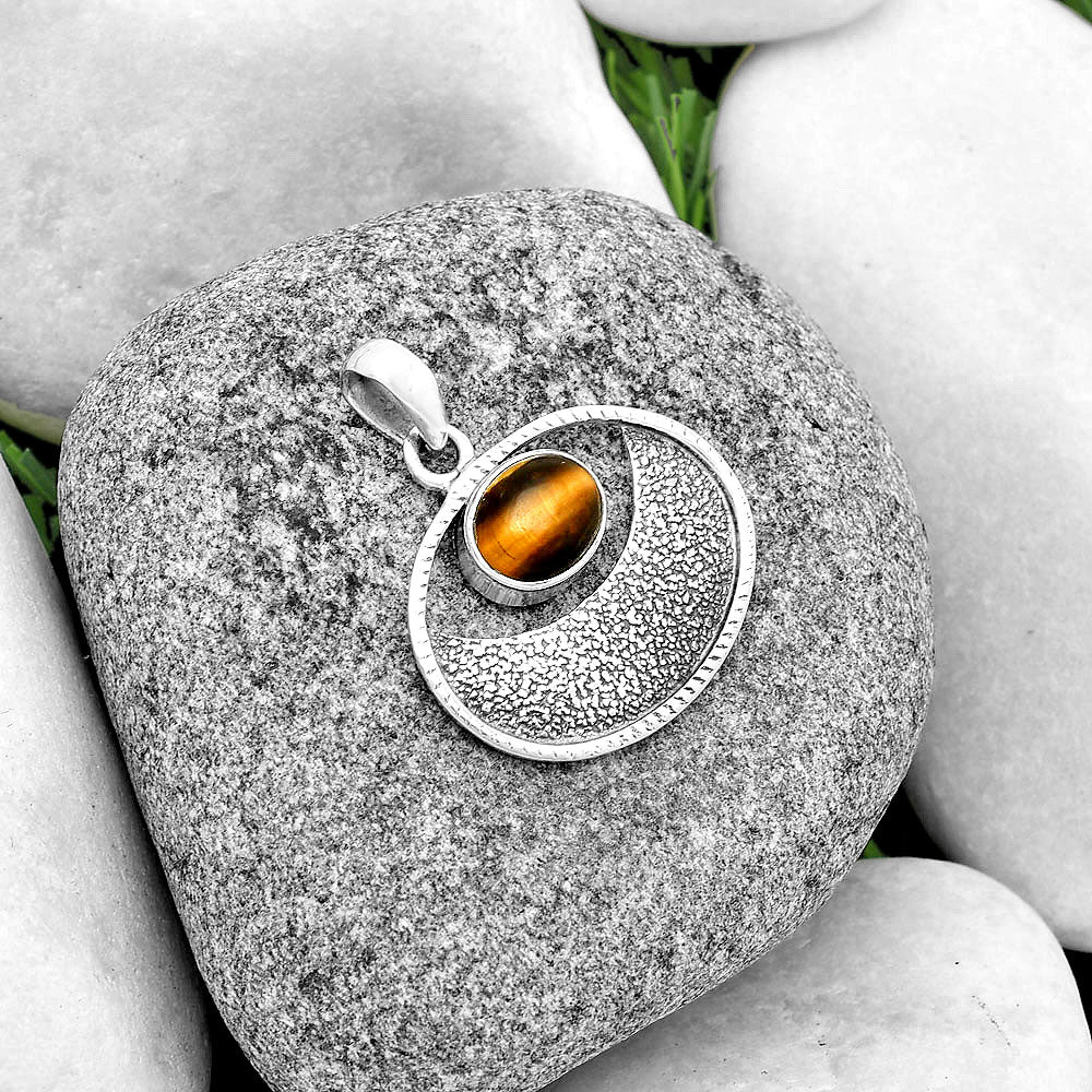 Natural Tiger Eye - Africa Pendant P-1630 SDP133036
